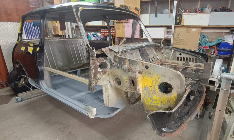 The Mini parts.